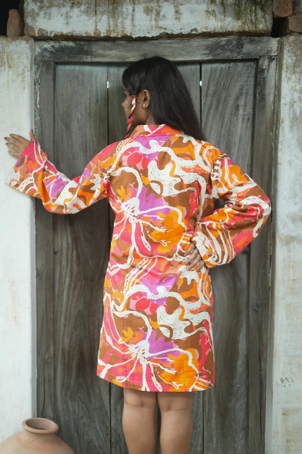 GUDIYA DRESS IN RASNA PRINT