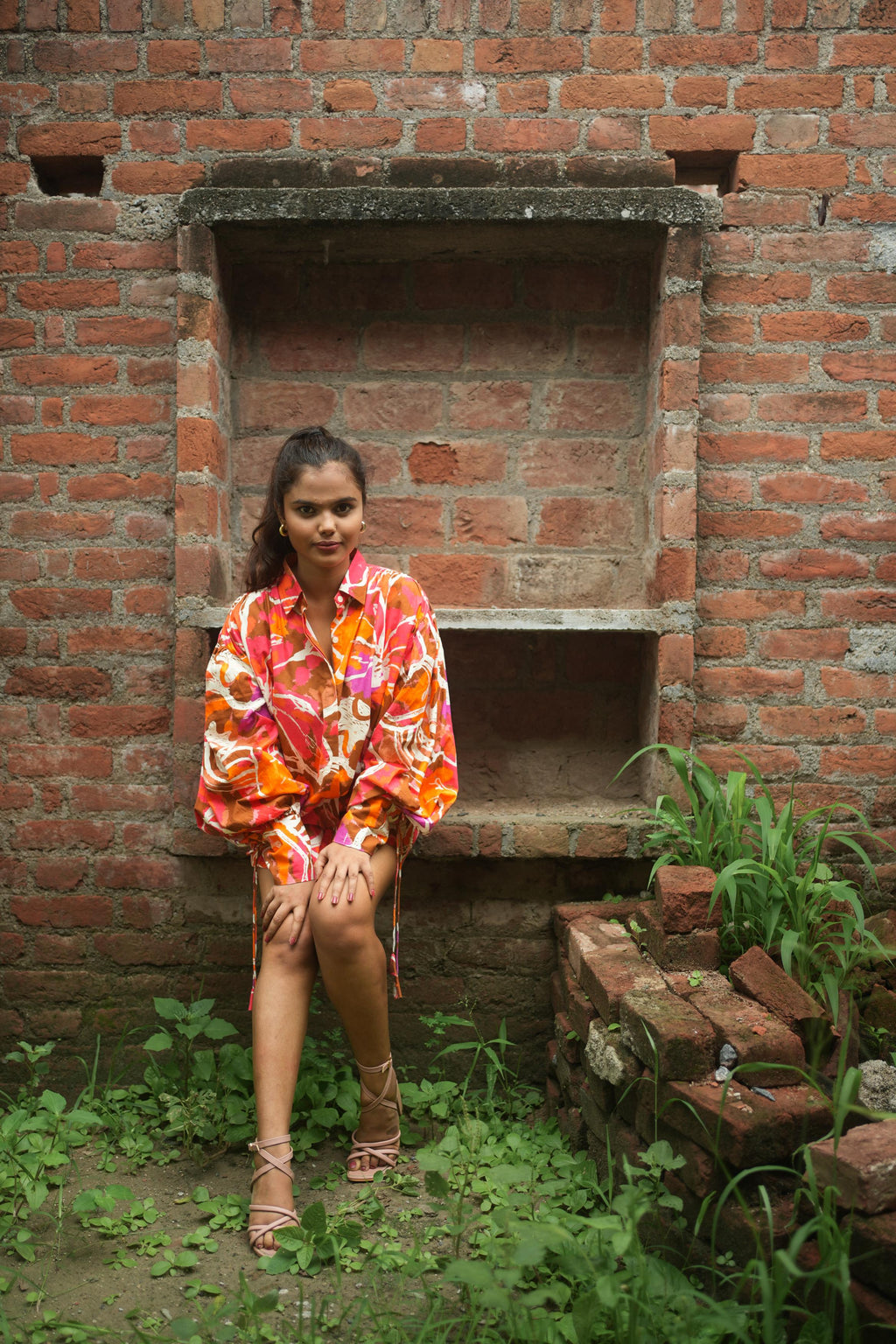 DORI CO-ORD SET IN RASNA PRINT