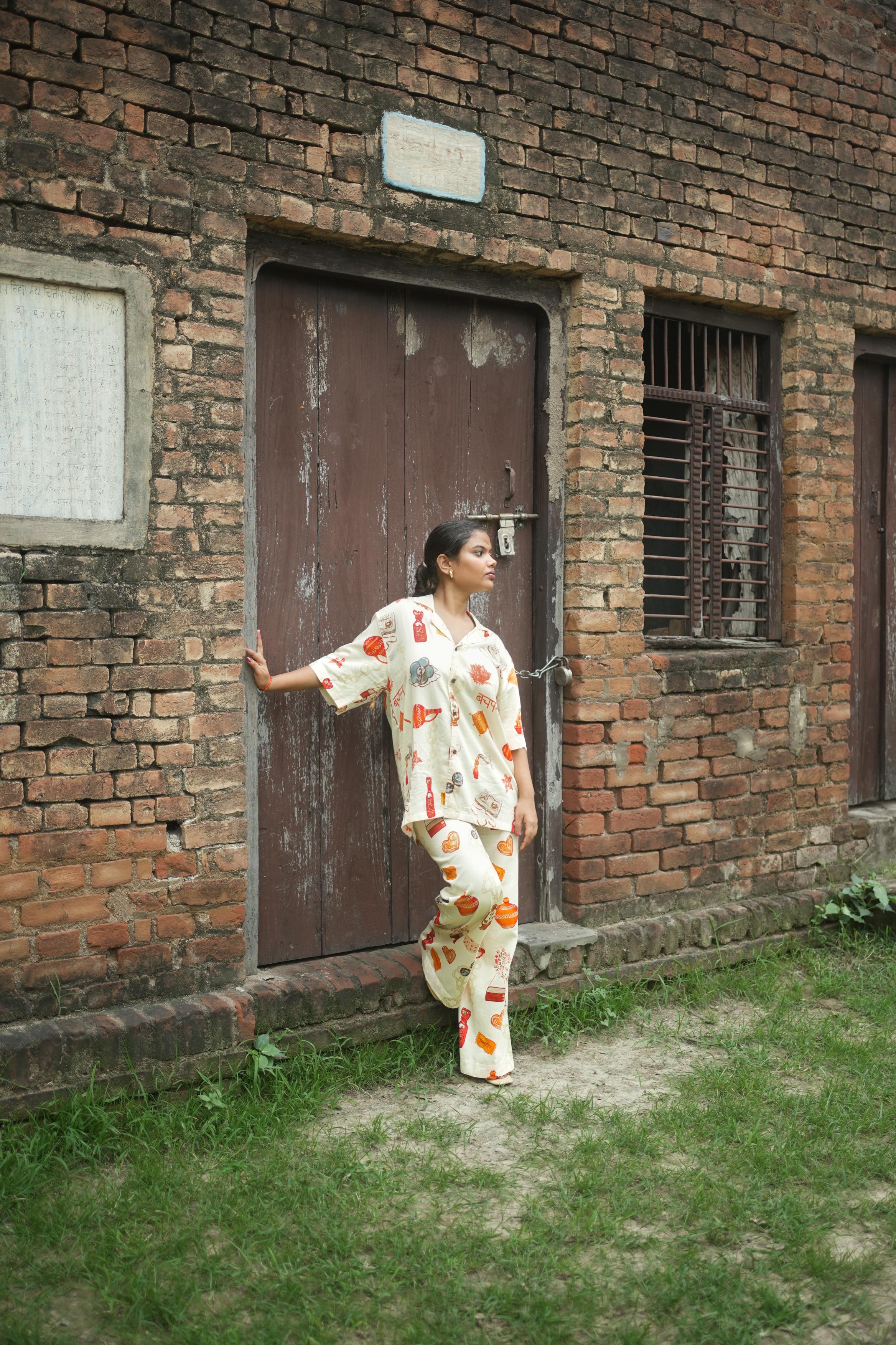 BHOR CO-ORD SET IN GULLAK PRINT