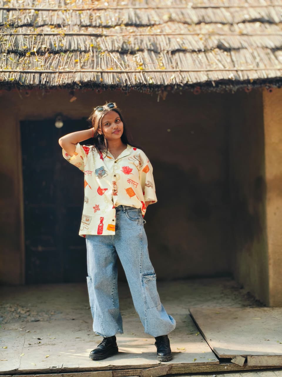 ROZANA SHIRT IN GULLAK PRINT